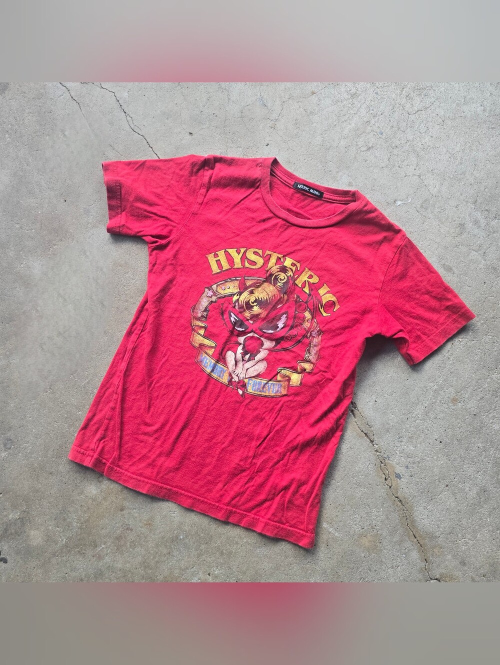 vintage y2k Hysteric Mini Lucky Devil Glamour T Shirt Mini Baby Tee 90s